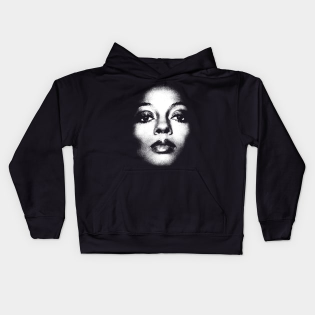 Diana ross Kids Hoodie by wallofgreat